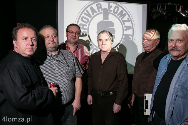 Browar Łomża 2012r: Mirosław Kotelczuk, Janusz Ramatowski, Wojciech Pełny, Wojciech Kozłowski, Andrzej Cholewicki i Andrzej Cwalina