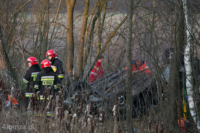 Wypadek pomiędzy Drogoszewem a Miastkowem