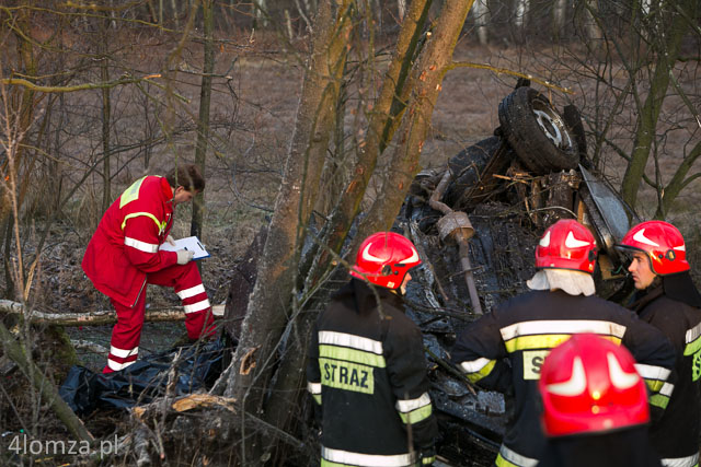 Wypadek pomiędzy Drogoszewem a Miastkowem