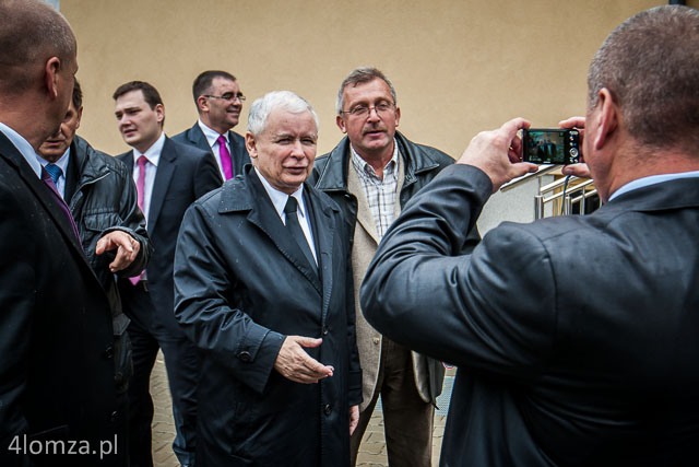 6.10.2012, Łomża, wizyta Jarosława Kaczyńskiego, lidera PIS