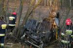 Foto: Wypadek pomiędzy Drogoszewem a Miastkowem