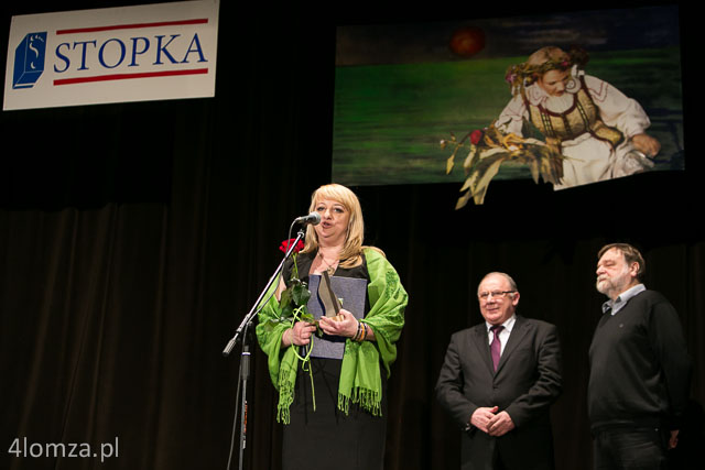 Dorota Sokołowska, w tle Mieczysław Czerniawski i Marek Miller