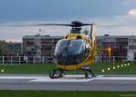 Foto: Lądowisko przy Szpitalu Wojewódzkim w Łomży - Eurocopter EC-135P-2 - fot. Adam Babiel 4.05.2013