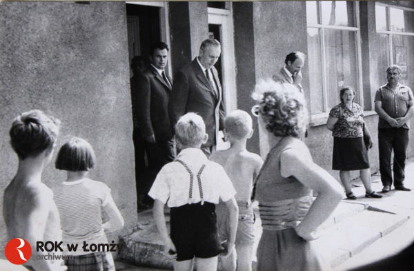 20 lipca 1972 Edward Gierek - I sekretarz PZPR w wizytą w Łomży