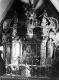 Matka Boska Łomżyńska /Blaszana/ na lewej ścianie kaplicy Katedry (zdjęcie sprzed 1932 roku)