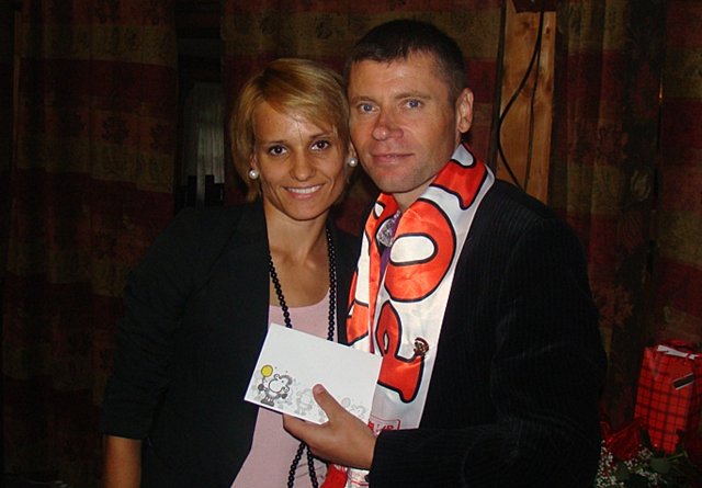 Andrzej Korytkowski z żoną Justyną Korytkowską