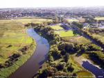 Foto: rzeka Narew, Stadion ŁKS; fot Adam Babiel