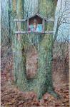 "MIESZKAŃCY LASKU JEDNACZEWSKIEGO" akryl 100x150 marzec 2010