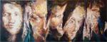 "MRRD CZYLI  ROZPAD cz 2 " październik 2009  olej 120x50 cm