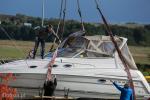 Foto: Pięciotonowy jacht „przypłynął” lawetą do Portu...