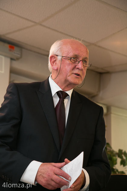 Dr Telesfor Saracyn, twórca i ordynator oddziału urologicznego Szpitala Wojewódzkiego w Łomży