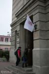 Foto: Flagi „protestacyjne” na łomżyńskich szkołach
