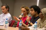 Kamil Kamiński - Fundacja Ocalenie, Anna Kawalska - Fundacja Ocalenie, Feras Daboul - Syryjczyk, Amina Wahab - Sudanka