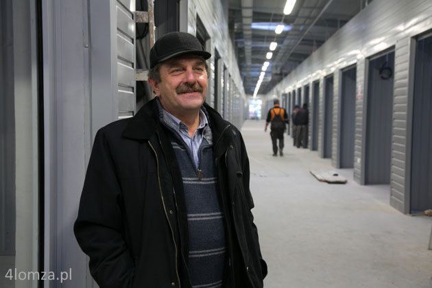 Marian Kuprel, kierownik budowy nowej hali targowej