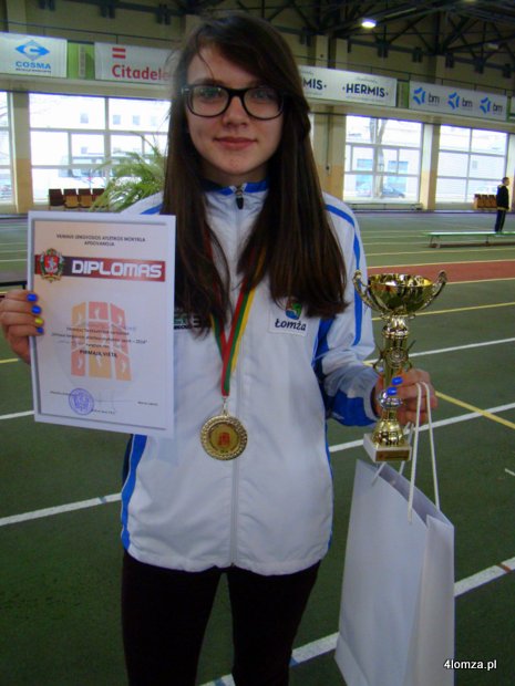 Aleksandra Matejkowska, złoty medal w biegu na 1000 metrów