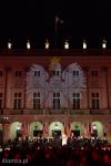Foto: Święto flagi przed pałacem prezydenckim w Warszawie