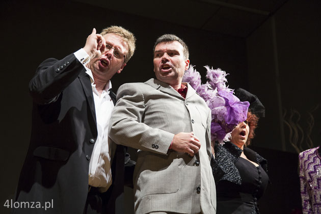 Jaromir Trafankowski (baryton), Piotr Friebe (tenor) i Iwona Hossa (sopran)