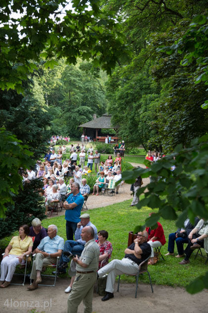 Gala festiwalowa w parku przy dworku Lutosławskich