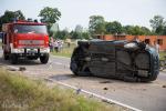 Foto: Wypadek na drodze do Jedwabnego