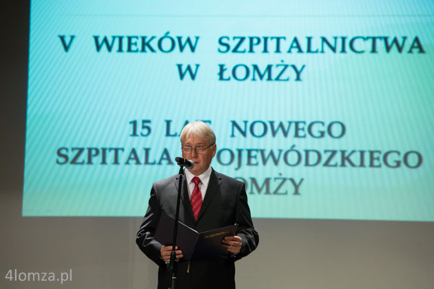 Krzysztof Bałata, dyrektor Szpitala Wojewódzkiego w Łomży