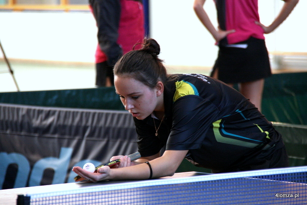 Monika Narolewska jako jedyna zawodniczka Łomży zdobyła w meczu z LUKS-em komplet punktów