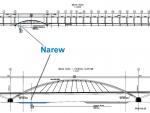 Projekt mostu z łukiem stalowym