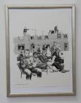 ...jak wytłumaczyć obraz martwemu zającowi ?
...podaj cegłę...trzykropek... rysunek piórkiem 35x27 cm styczeń - kwiecień 2015