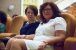 Regina Kijewska (dyrektor PCEiSOM Cemed) i Izabela Metelska (przewodnicząca OIPiP w Łomży)