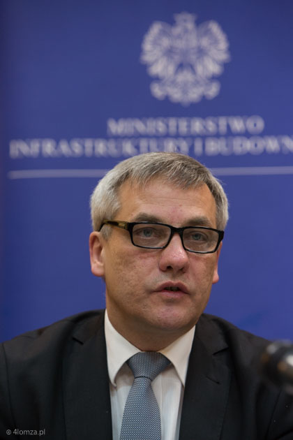 Wiceminister infrastruktury i budownictwa Jerzy Szmit