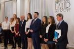Foto: Drużyna Roku - 1-ligowa drużyna piłki ręcznej kobiet Gimnazjalnego Uczniowskiego Klubu Sportowego „Dwójka