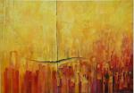 "LUX et LUMEN" olejna 100x70 cm 2016 r