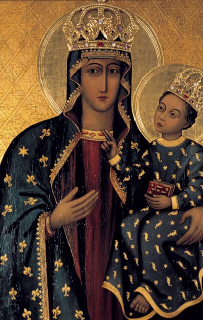 Obraz Maryi z Dzieciątkiem z Katedry w Łomży