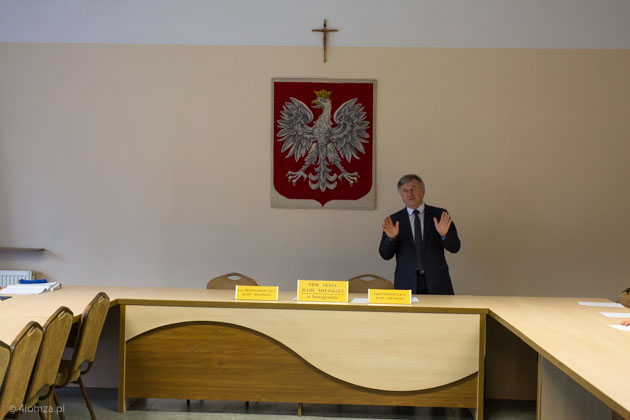 Przewodniczący Rady Miejskiej w Nowogrodzie Krzysztof Chojnowski