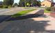 Przeplatanka ścieżki rowerowej i chodnika przy Rondzie W. Lutosławskiego od strony biurowca ZUS (fot. czytelnik)