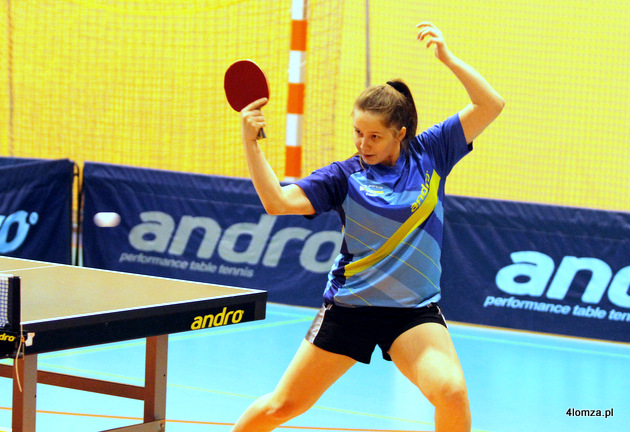 Joanna Sokołowska jako jedyna zawodniczka AZS-u wygrała oba mecze singlowe