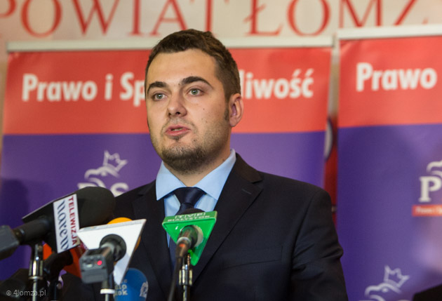 Mariusz Chrzanowski, na konwencji Prawa i Sprawiedliwości przed wyborami samorządowymi