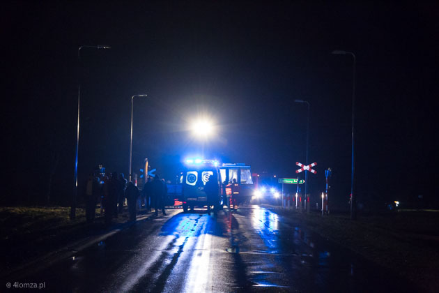 Wypadek na przejeździe kolejowym w Wygodzie w którym zginęły 3 osoby (2 listopada 2017 r.)