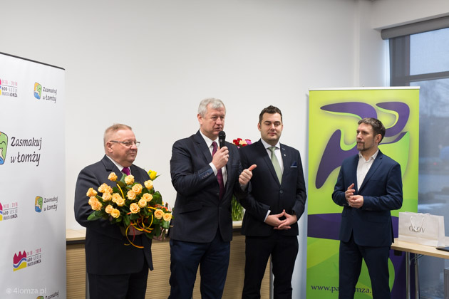 Bernard Szymański, Grzegorz Rytelewski, Mariusz Chrzanowski i Andrzej Garlicki