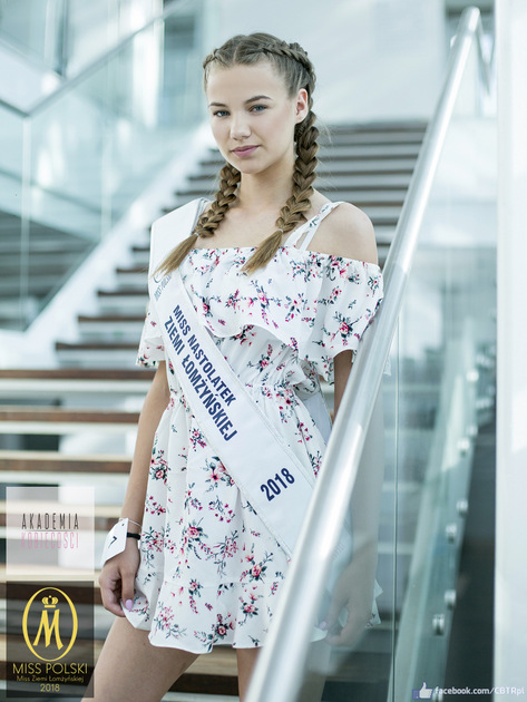 Wiktoria Wiśniewska Miss Nastolatek Ziemi Łomżyńskiej 2018