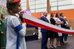 Foto: Rozwinięcie wstęgi rozwoju w hali sportowej „Si...