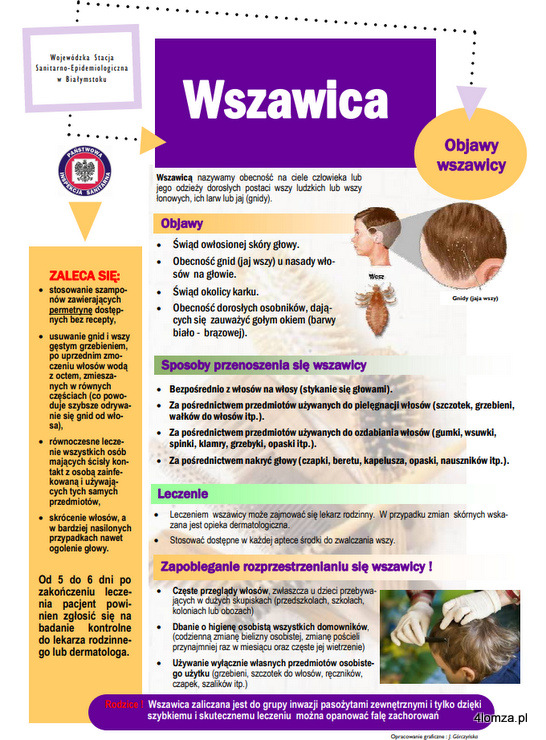 Wszawica - ulotka WSS-E w Białymstoku