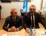 Foto: Maleszewski w PKOl z kartą nr 001