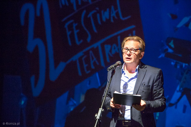 Jarosław Antoniuk dyrektor Teatru lalki i Aktora w Łomży, organizator  2. Międzynarodowego Festiwalu Teatralnego „Walizka” 2019