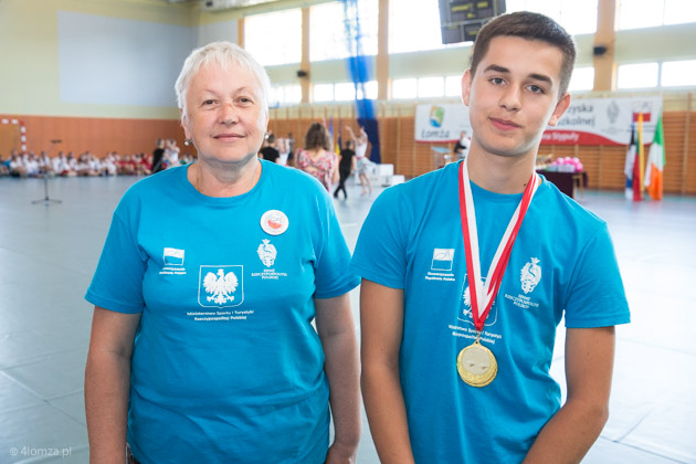 Irina Wiktorowna i Michał Jaszczuk z Brześcia, Białoruś