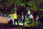 Foto: Wypadek między Małym Płockiem a Kolnem