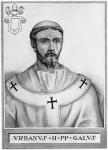 Błogosławiony Urban II, papież (ok. 1035 - 1099)

c.d.  We Francji w 1092 r. pojawiły się trudności, wynikłe z rozwodowych posunięć Filipa I. Na południu Italii i na Sycylii normandzki system kościelno-państwowy w dużej mierze ograniczał papieską swobodę działania. Mimo to papież w 1098 r. uznał przywilej legacyjny, nadany Rogerowi I. W Hiszpanii Urban II poparł rekonkwistę
i zaaprobował nową organizację tamtejszego Kościoła. Aragonia, Nowarra i Barcelona stały się papieskim lennem tak, jak normandzka południowa Italia i Sycylia. Spór o inwestyturę także się nieco uciszył, ale rozwiązany nie został, a pod względem prawnym miał szanse się zaostrzyć, bo na synodzie w Clermont w 1095 r. uchwalono dla duchownych zakaz składania jakiejkolwiek przysięgi lennej. Papież przewodniczył ponadto synodom w Piacenzy (1095) i w Bari (1098),  przy czym na tym ostatnim chodziło mu przede wszystkim o unię z Grekami.