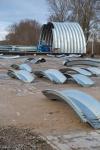 Foto: Hangar nadal w kawałkach