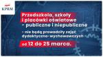 Foto: Premier ogłasza zamknięcie wszystkich szkół