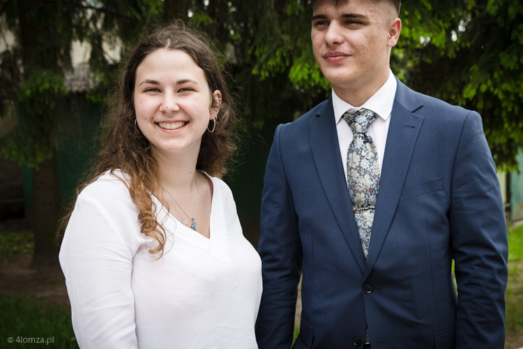 Julia Szczęsna i Daniel Kozikowski z II LO w Łomży