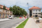 Foto: Nowy chodnik i trawnik na ul. Giełczyńskiej przy placu Niepodległości